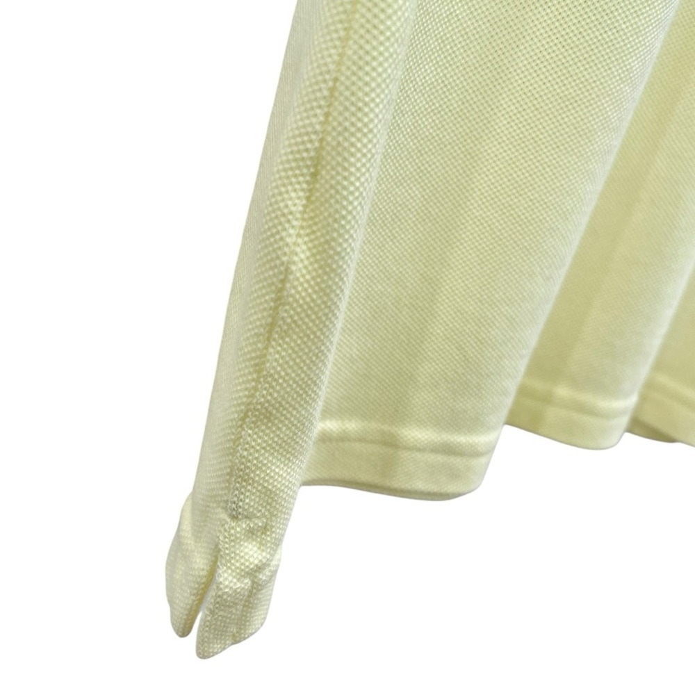 * Lacoste Butter Yellow Short Sleeve Classic Pique Stretch Polo Size 40 - Picture 6 of 9